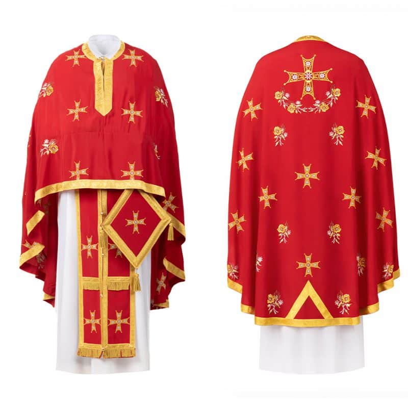 Marocain Embroidered Stole